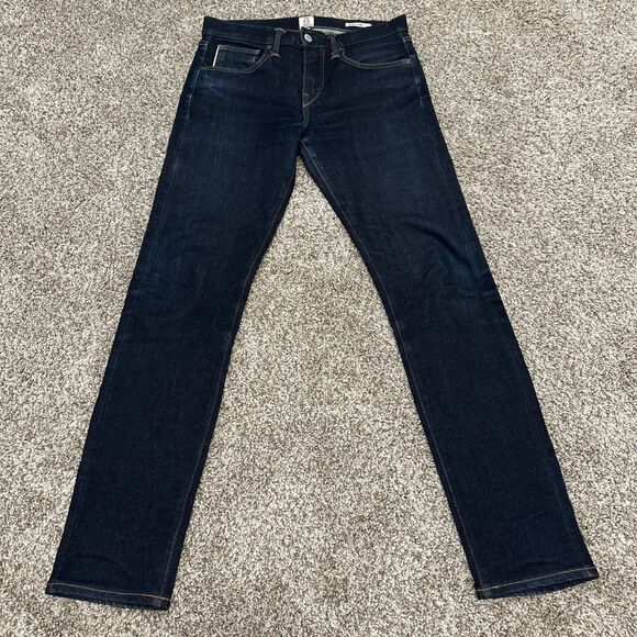Hiroshi Kato Scissors Slim Tapered Jeans Men’s Size 29x30 Raw Selvedge USA Made - Picture 1 of 10